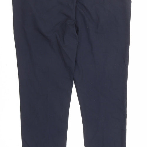 New Look Mens Blue Polyester Trousers Size 38 in L29 in Regular Zip