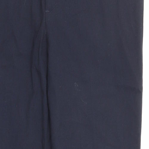 New Look Mens Blue Polyester Trousers Size 38 in L29 in Regular Zip