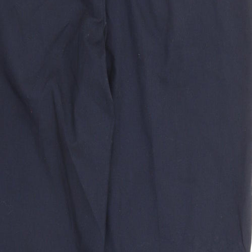 New Look Mens Blue Polyester Trousers Size 38 in L29 in Regular Zip
