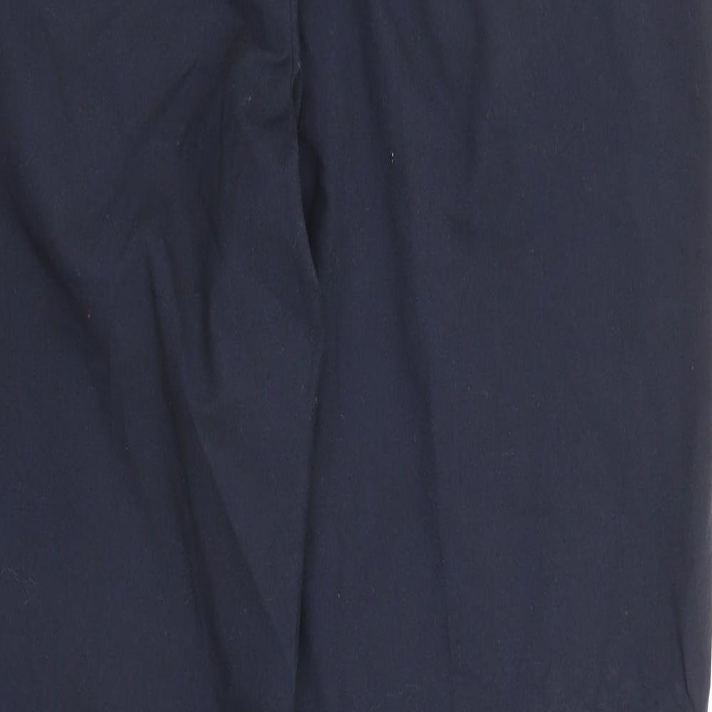 New Look Mens Blue Polyester Trousers Size 38 in L29 in Regular Zip