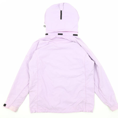 Craghoppers Womens Purple Windbreaker Jacket Size 12 Zip