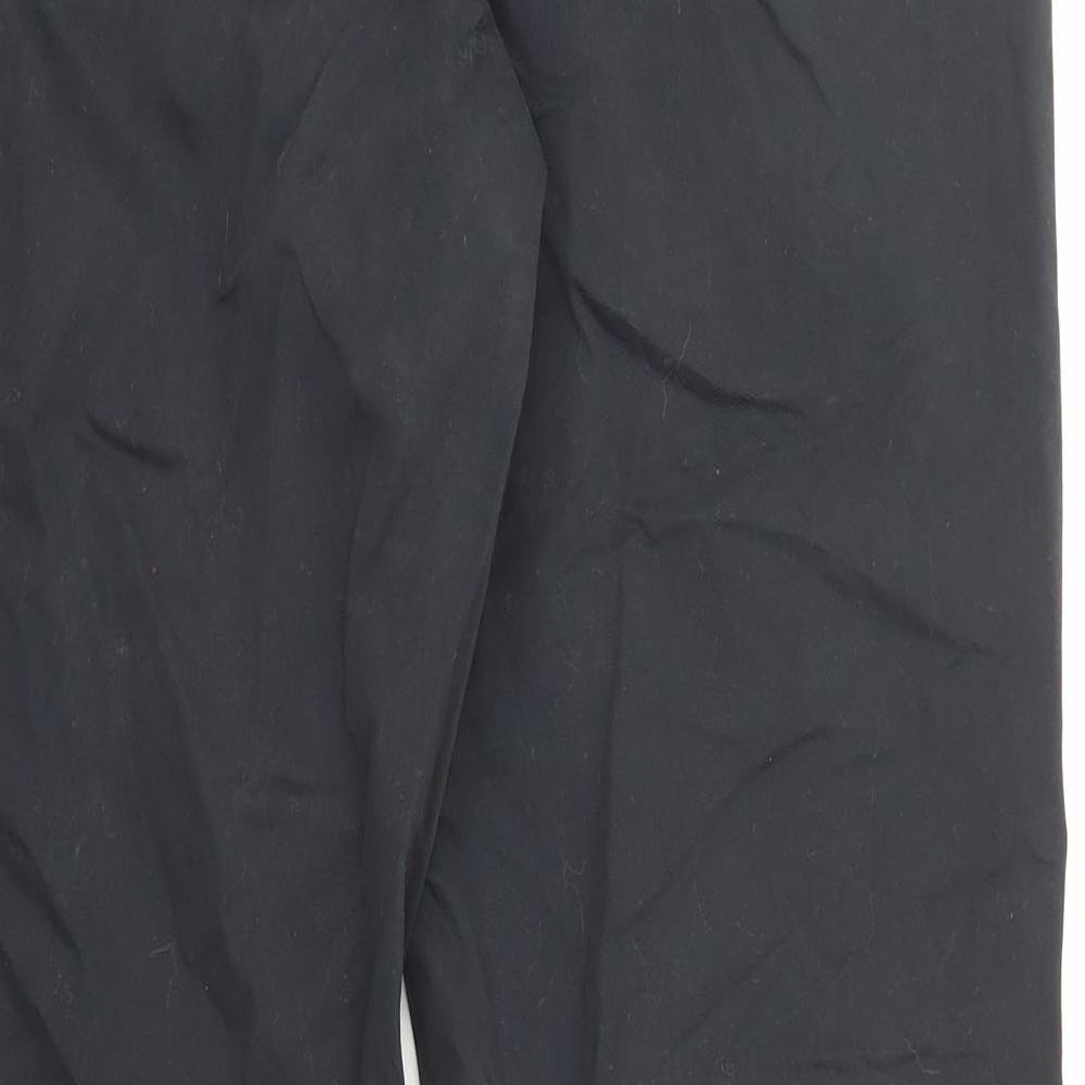 Marks and Spencer Mens Blue Cotton Trousers Size 34 in L31 in Regular Zip