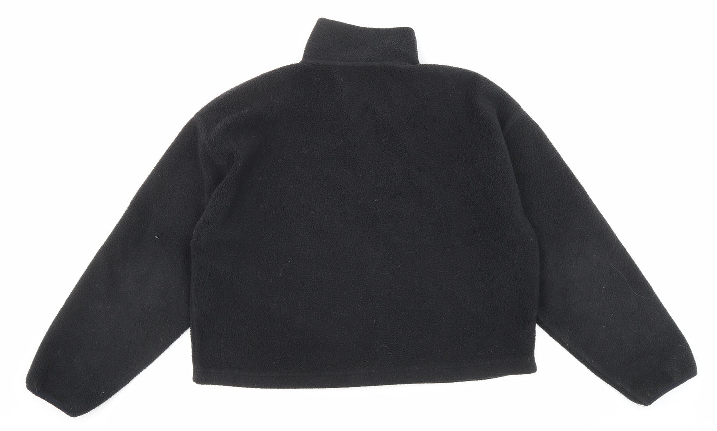 Glassons Womens Black Polyester Pullover Sweatshirt Size M Zip