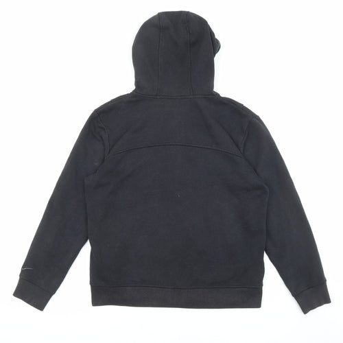LA Gear Womens Black Polyester Full Zip Hoodie Size 10 Zip