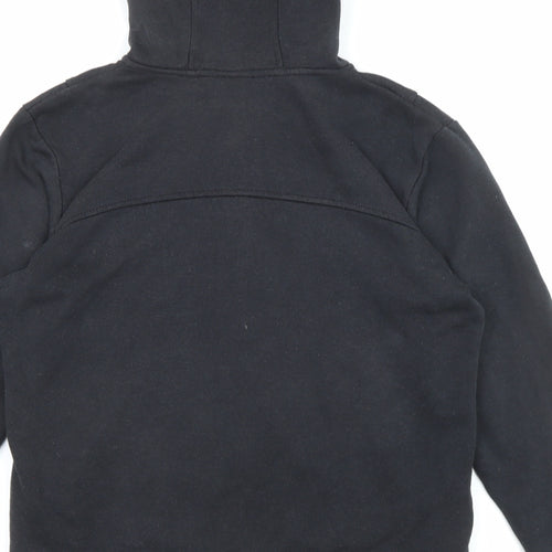 LA Gear Womens Black Polyester Full Zip Hoodie Size 10 Zip