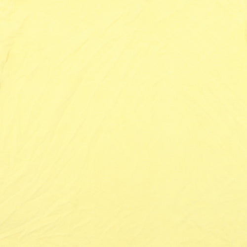 David Nieper Womens Yellow Round Neck Viscose Pullover Jumper Size 18
