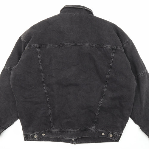 Topshop Womens Black Jacket Size 12 Button