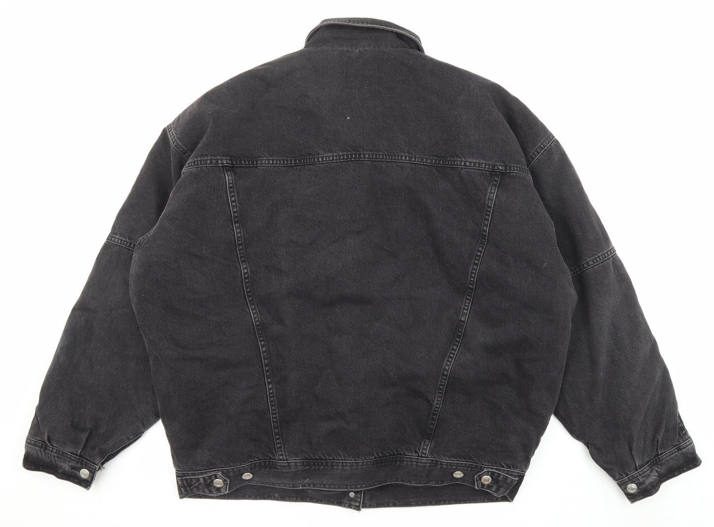 Topshop Womens Black Jacket Size 12 Button