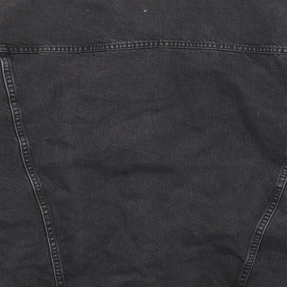 Topshop Womens Black Jacket Size 12 Button