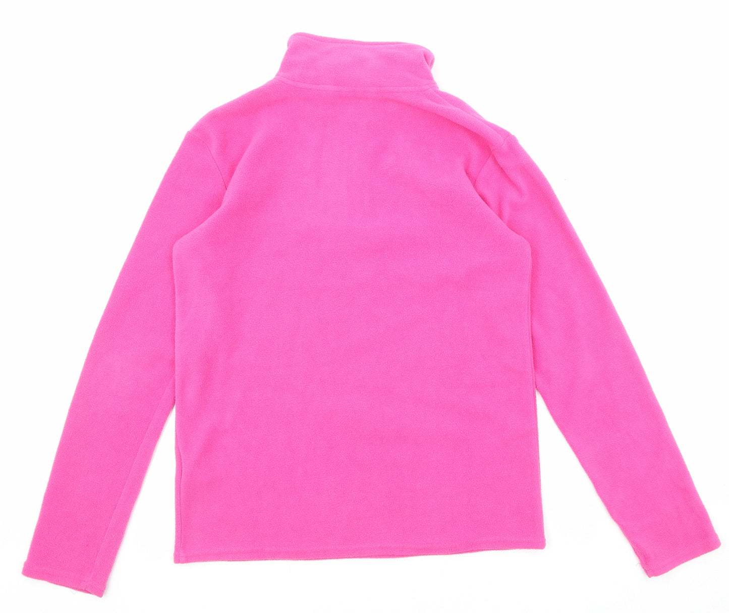 Freedom Trail Womens Pink Polyester Pullover Sweatshirt Size 6 Zip