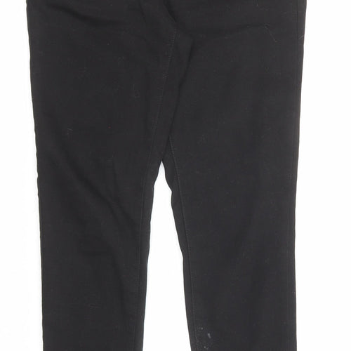 NEXT Womens Black Cotton Skinny Jeans Size 30 in L29 in Slim Zip
