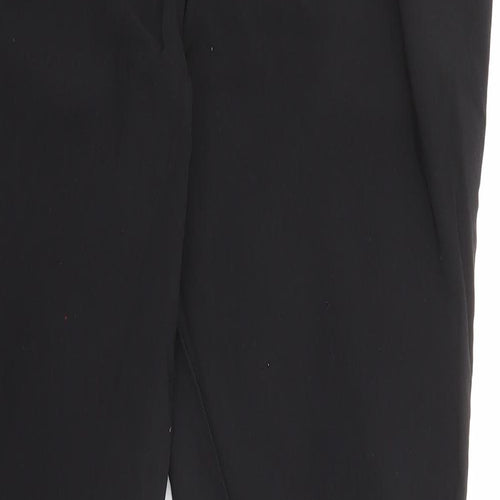 New Look Womens Black Polyester Dress Pants Trousers Size 16 L28 in Regular Zip