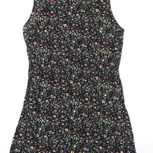 Glamorous Womens Multicoloured Floral Cotton A-Line Size 10 Round Neck Pullover
