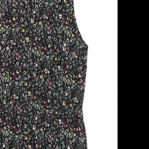 Glamorous Womens Multicoloured Floral Cotton A-Line Size 10 Round Neck Pullover