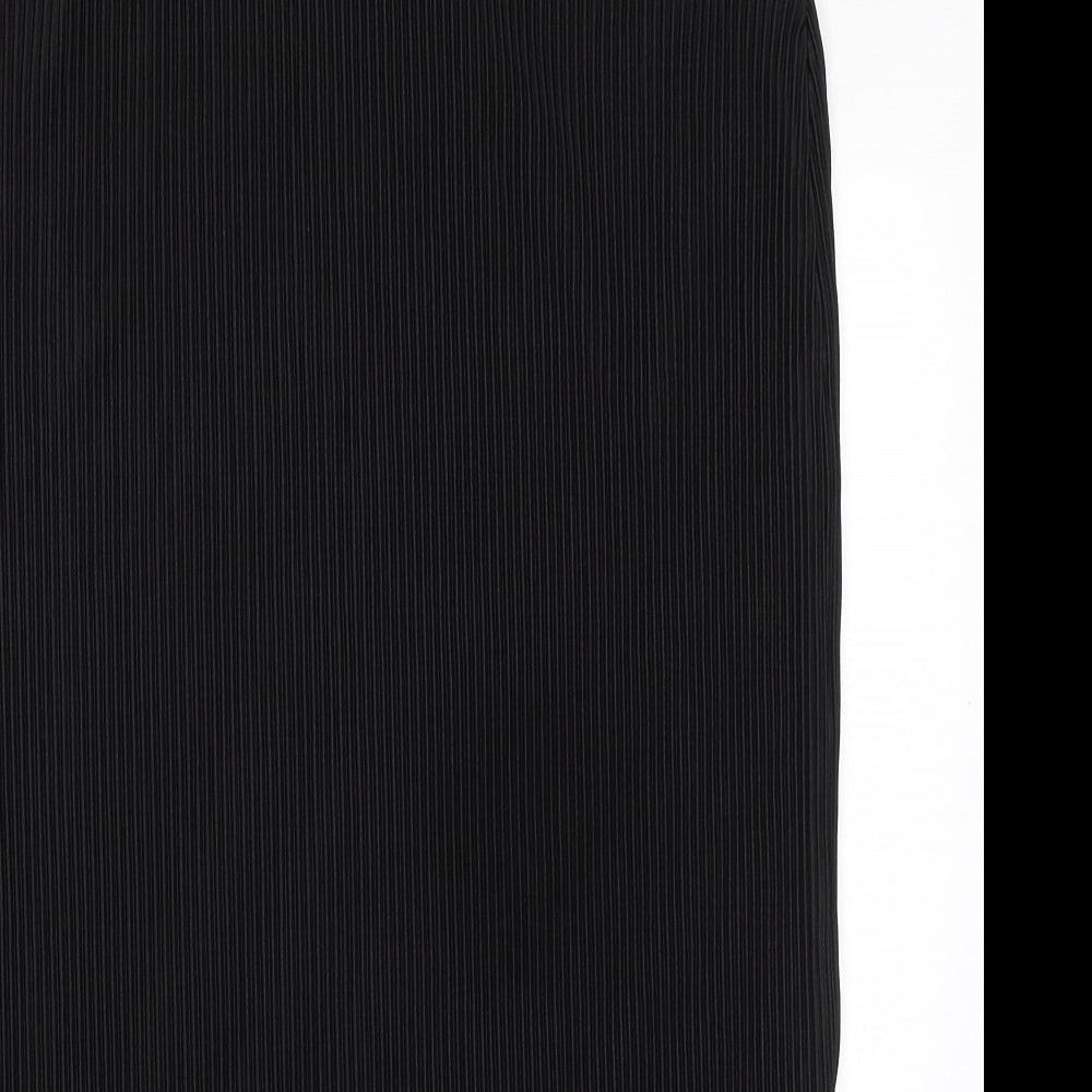 Marks and Spencer Womens Black Polyester Bandage Skirt Size 20