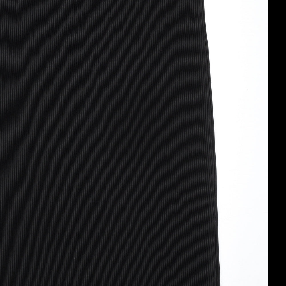 Marks and Spencer Womens Black Polyester Bandage Skirt Size 20