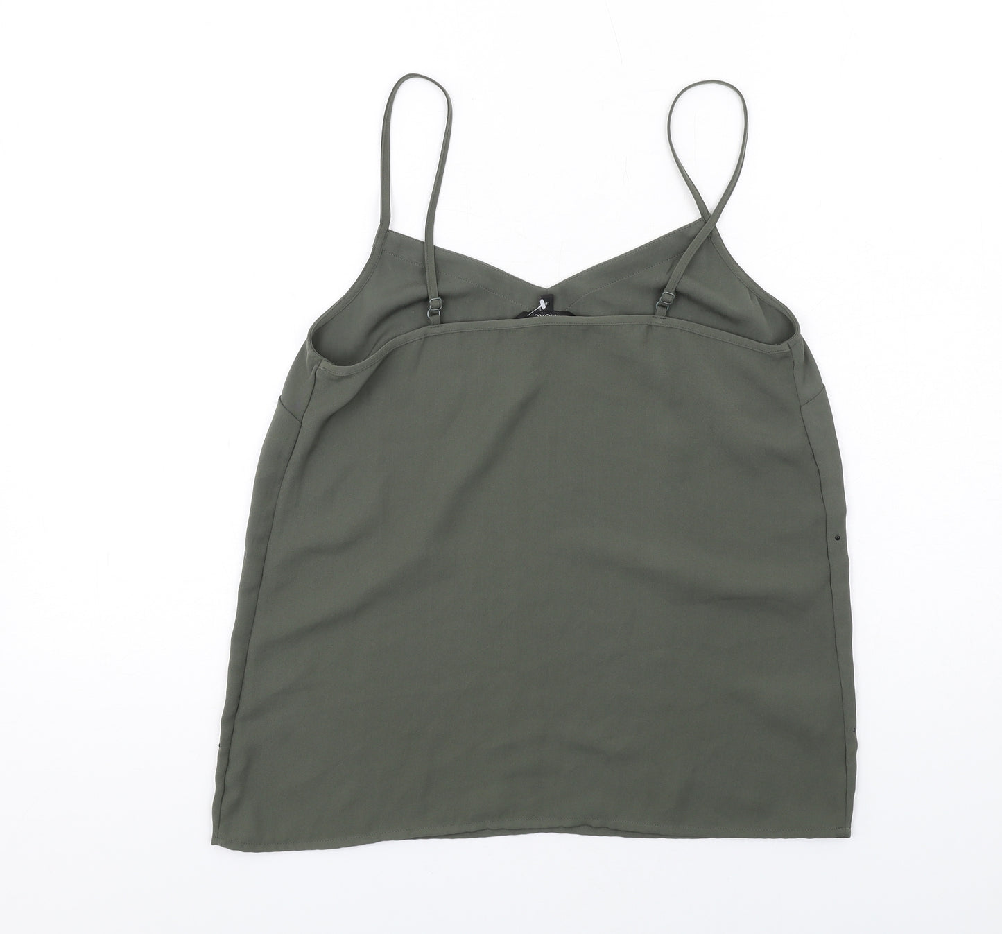 NEXT Womens Green Polyester Camisole Blouse Size 10 V-Neck