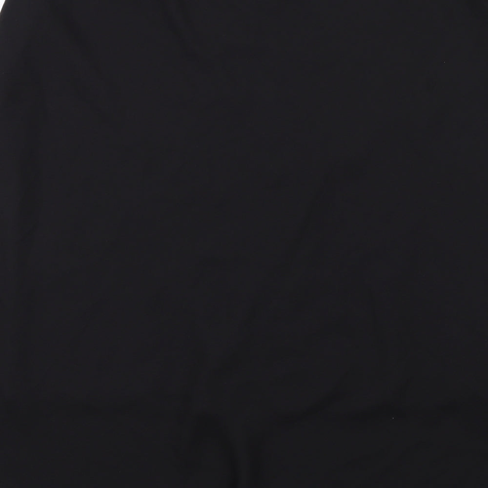 Bonmarché Womens Black Polyester Swing Skirt Size 24