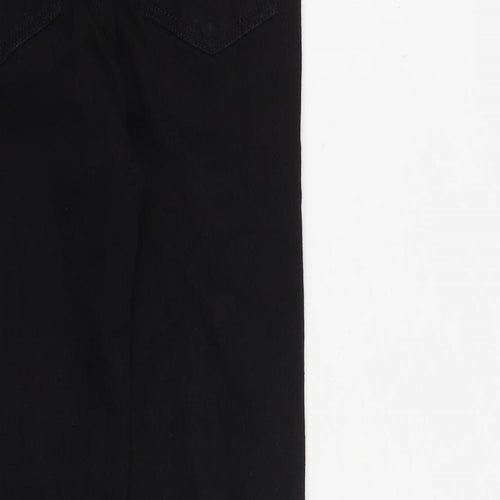 Denim & Co. Womens Black Cotton Skinny Jeans Size 6 L27 in Regular Zip