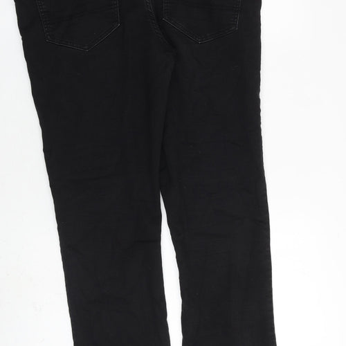 F&F Mens Black Cotton Skinny Jeans Size 38 in L32 in Slim Zip