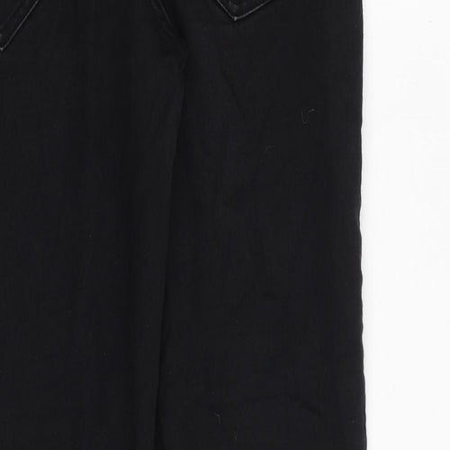 F&F Mens Black Cotton Skinny Jeans Size 38 in L32 in Slim Zip
