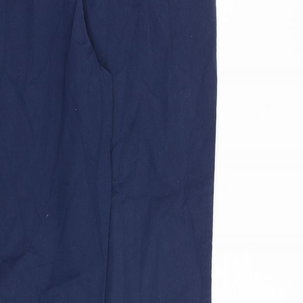 TU Womens Blue Cotton Straight Jeans Size 12 L29 in Regular Zip