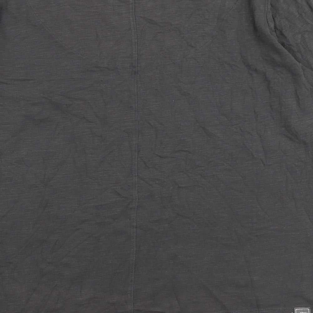 Fat Face Womens Grey 100% Cotton Basic Tank Size 16 Scoop Neck
