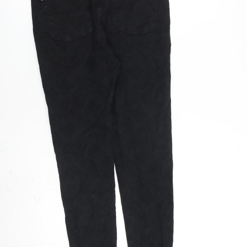 Indigo Womens Black Cotton Skinny Jeans Size 8 L28 in Regular Zip