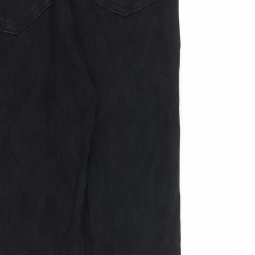 Indigo Womens Black Cotton Skinny Jeans Size 8 L28 in Regular Zip
