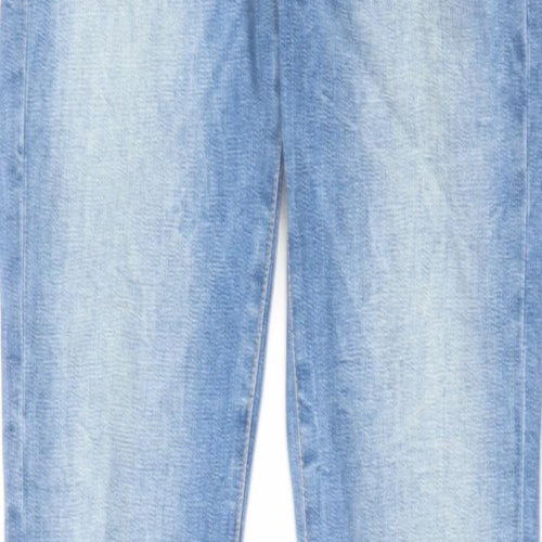 H&M Womens Blue Cotton Skinny Jeans Size 28 in L30 in Regular Zip