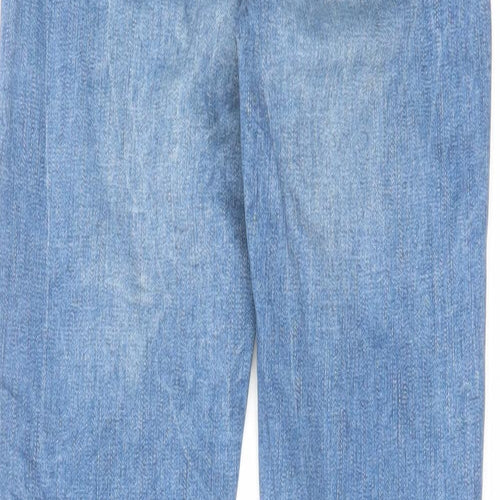 H&M Womens Blue Cotton Skinny Jeans Size 28 in L30 in Regular Zip