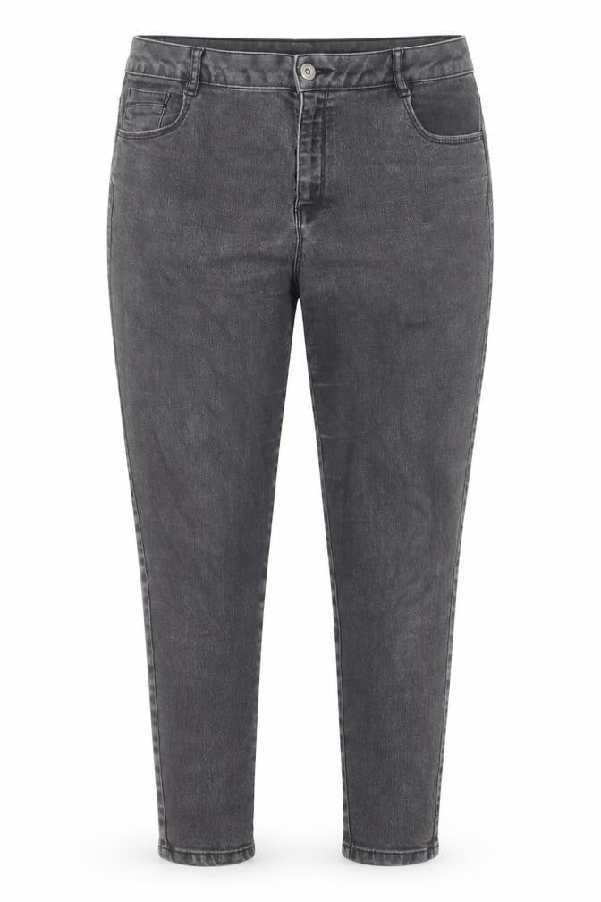 Dorothy Perkins Womens Grey Cotton Skinny Jeans Size 12 L24.5 in Regular Zip