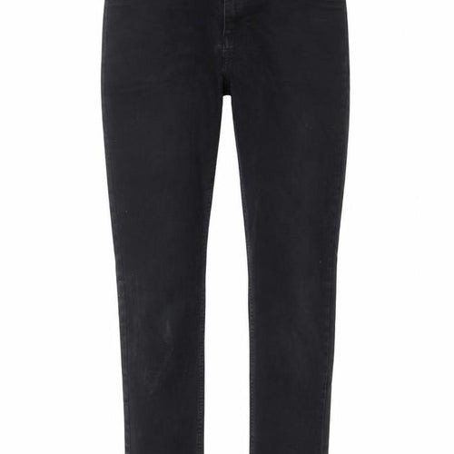 H&M Mens Black Cotton Straight Jeans Size 32 in L29 in Regular Zip
