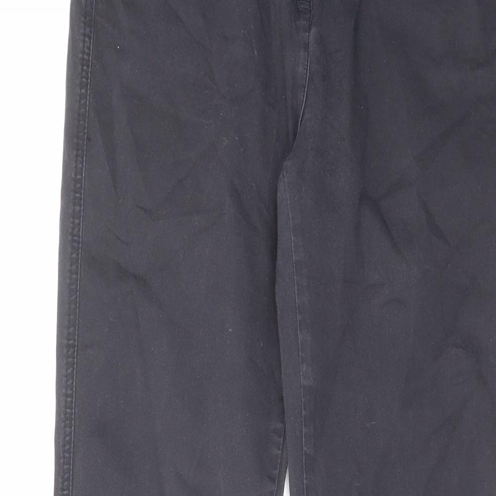 NEXT Womens Blue Cotton Straight Jeans Size 12 L30 in Regular Zip