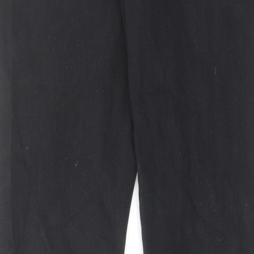Denim & Co. Mens Black Cotton Straight Jeans Size 30 in L30 in Regular Zip