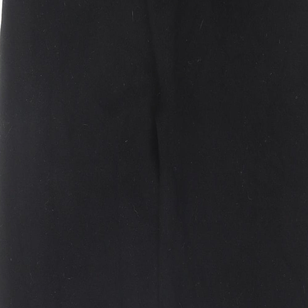 Autograph Womens Black Cashmere Jogger Trousers Size M L28 in Regular Drawstring