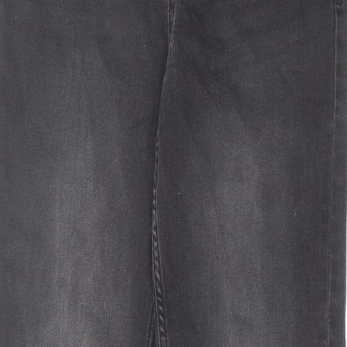 George Boys Grey Cotton Skinny Jeans Size 13-14 Years Regular Drawstring