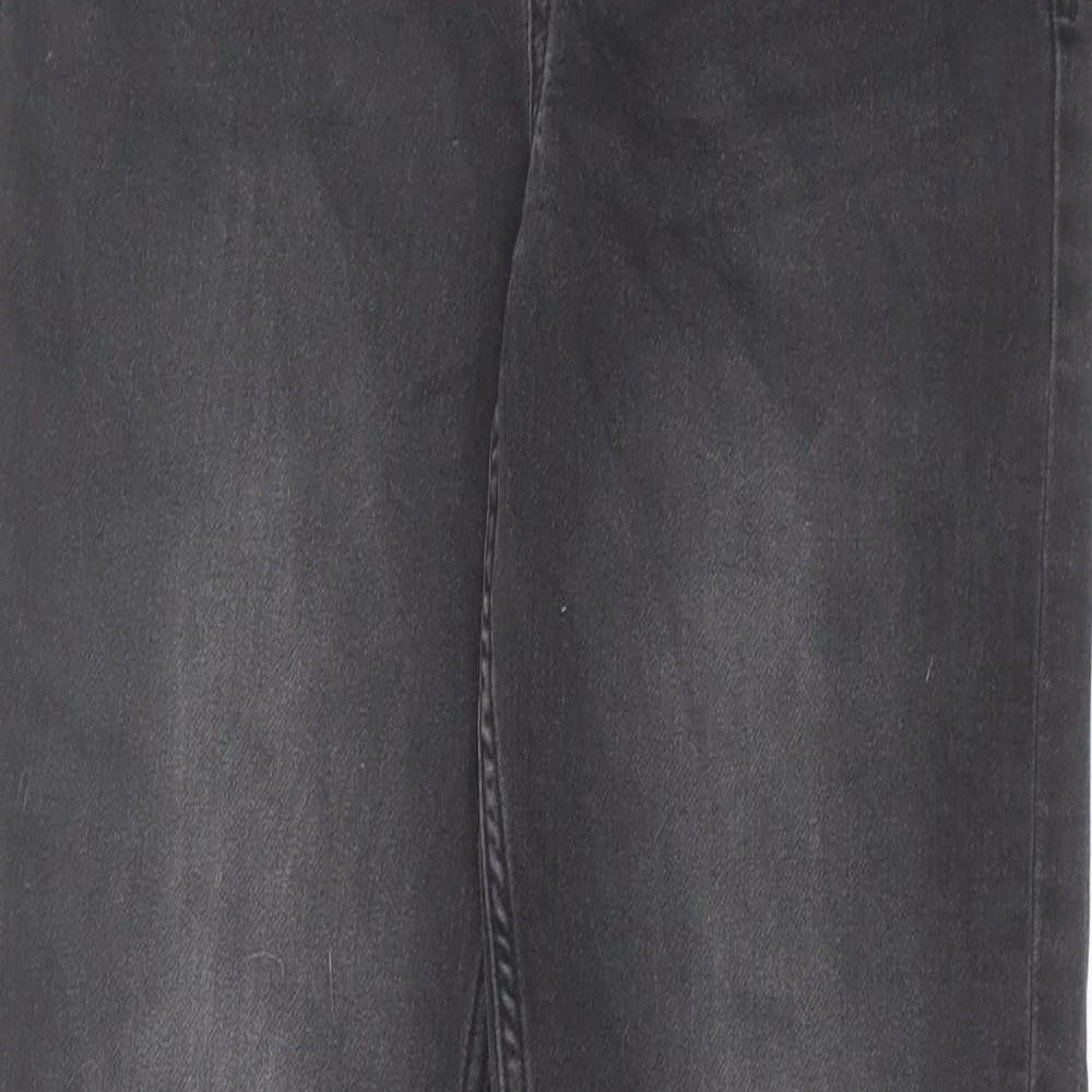 George Boys Grey Cotton Skinny Jeans Size 13-14 Years Regular Drawstring
