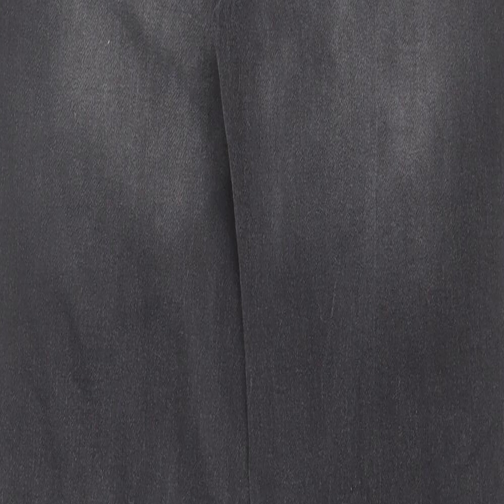 George Boys Grey Cotton Skinny Jeans Size 13-14 Years Regular Drawstring