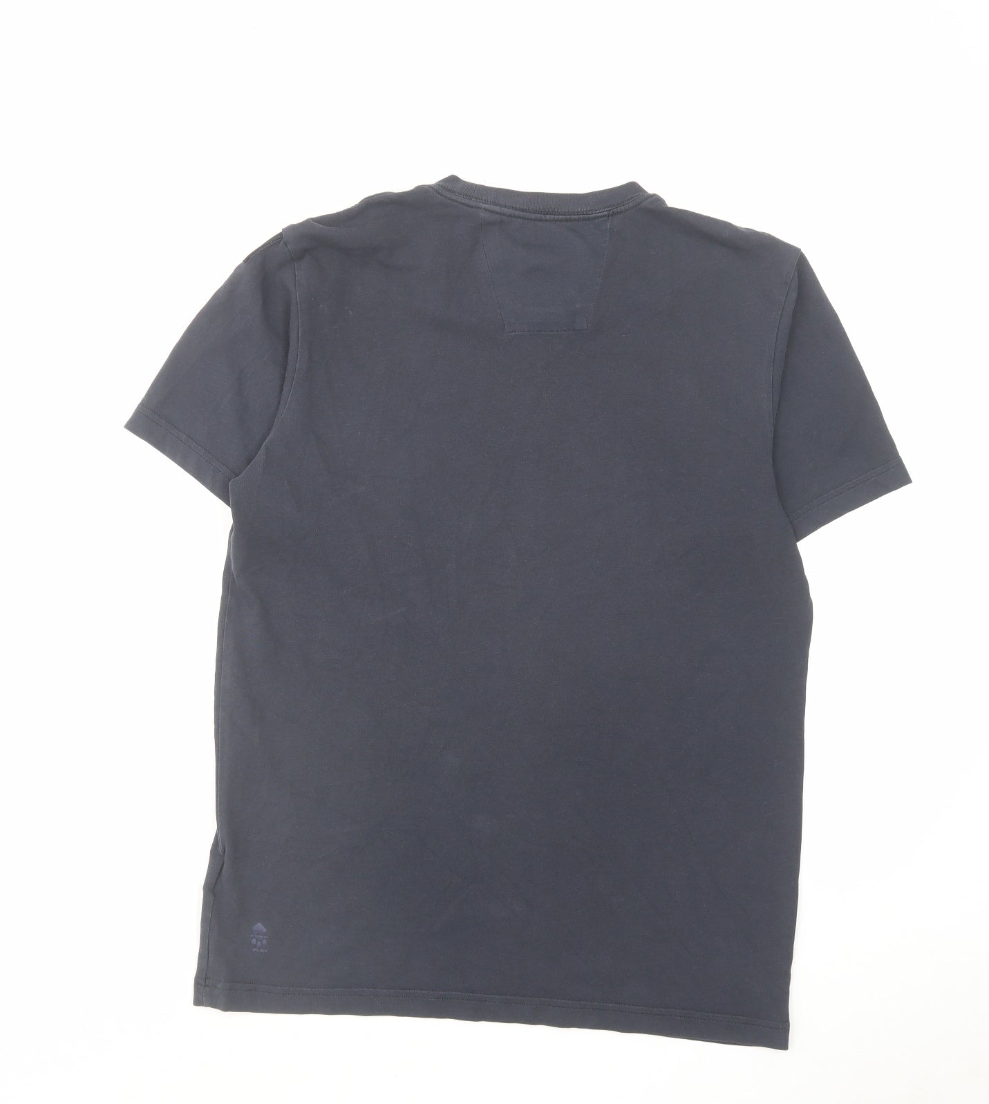 adidas Mens Blue Cotton T-Shirt Size S Crew Neck