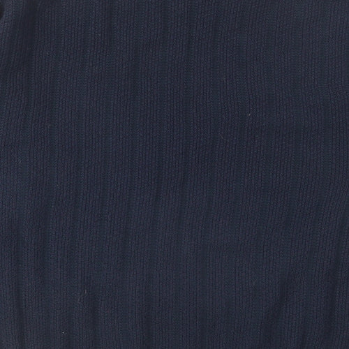 Savatini Mens Blue Round Neck Acrylic Pullover Jumper Size L Long Sleeve