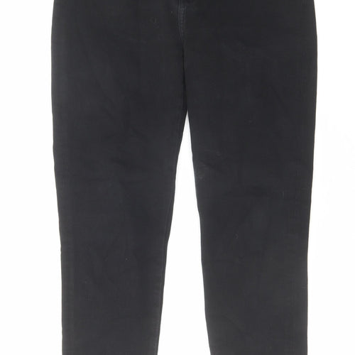 Uniqlo Womens Black Cotton Skinny Jeans Size 29 in L28 in Regular Zip