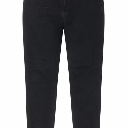 Uniqlo Womens Black Cotton Skinny Jeans Size 29 in L28 in Regular Zip