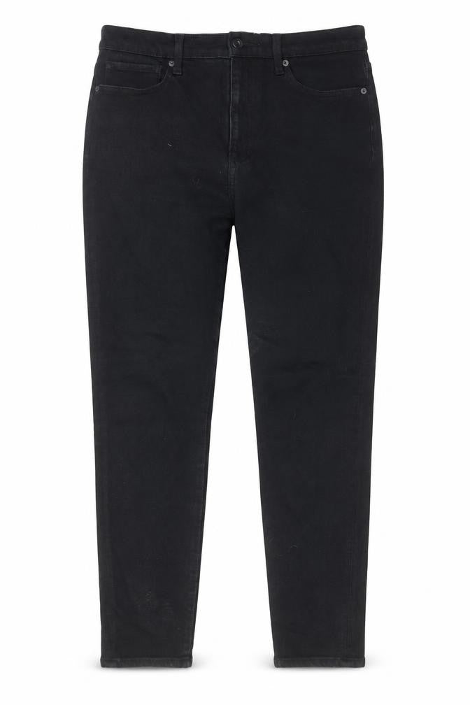 Uniqlo Womens Black Cotton Skinny Jeans Size 29 in L28 in Regular Zip