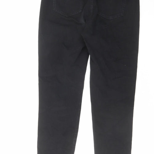 Uniqlo Womens Black Cotton Skinny Jeans Size 29 in L28 in Regular Zip