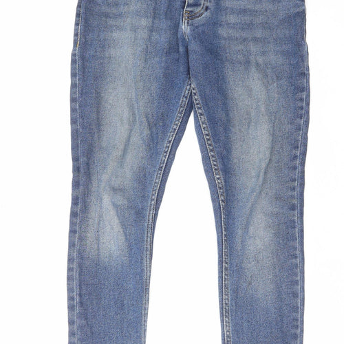 Blvck Copper Womens Blue Cotton Skinny Jeans Size 30 in L27 in Regular Zip