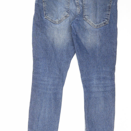 Blvck Copper Womens Blue Cotton Skinny Jeans Size 30 in L27 in Regular Zip