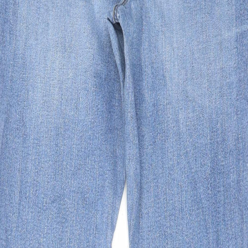 South Womens Blue Cotton Skinny Jeans Size 8 L29 in Regular Zip