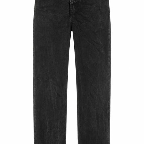 ASOS Womens Black Cotton Straight Jeans Size 26 in L32 in Regular Button