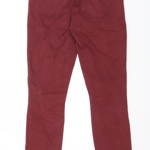 Gap Womens Red Cotton Skinny Jeans Size 28 in L29.5 in Regular Zip